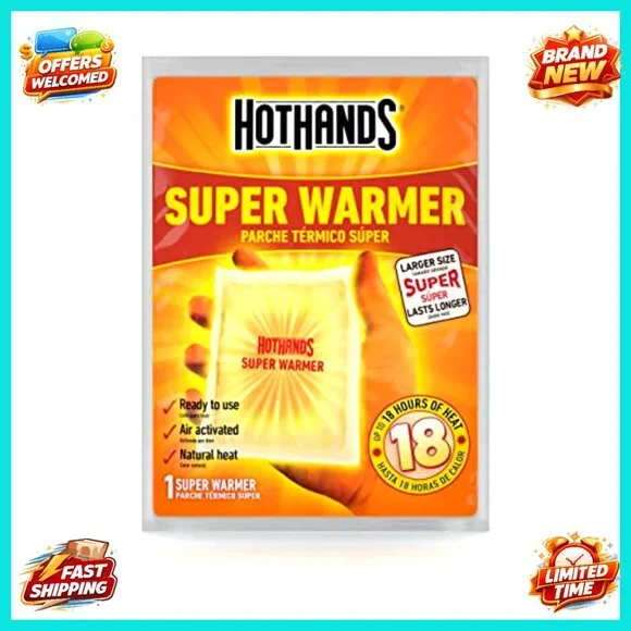 40 Pack Air Activated Hand Warmers, 18 Hour Heat, Natural Ingredients, TSA Safe